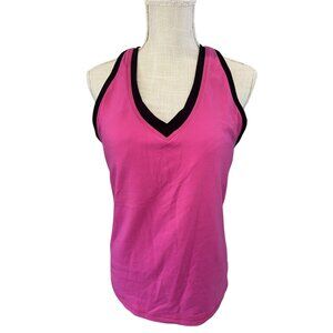 Champion Womens Pink Racerback Tank Top With Wicking Fabric XL